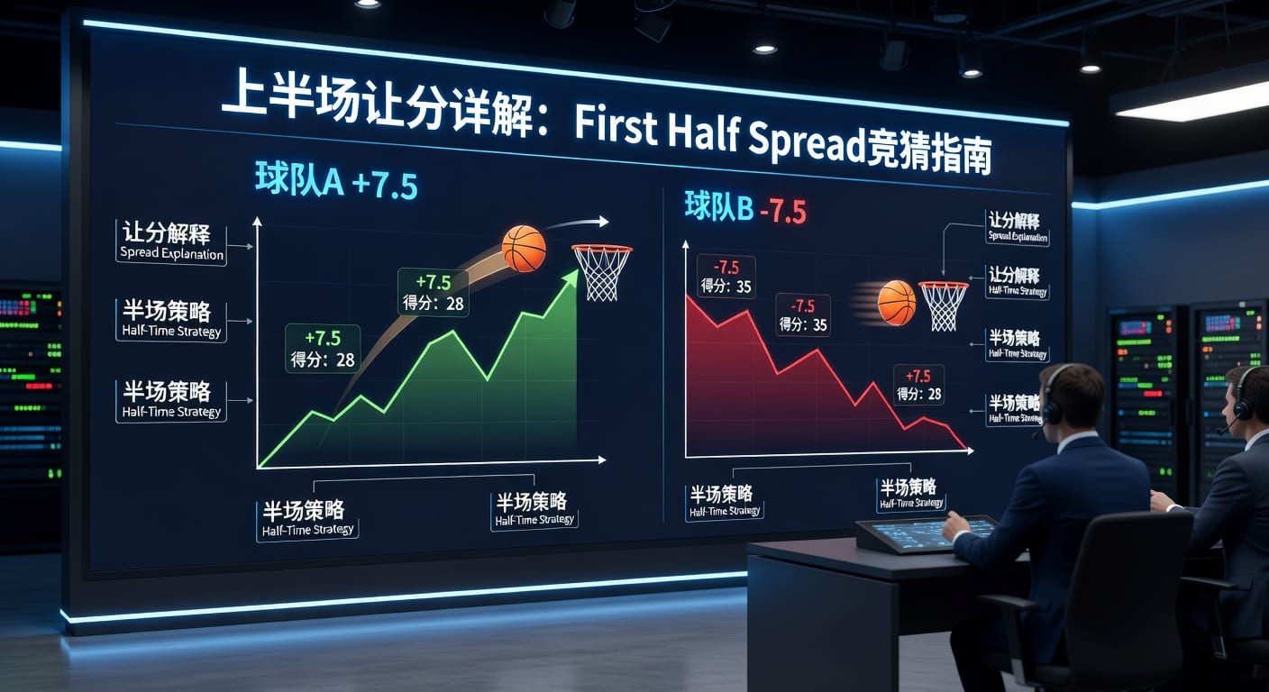 上半场让分 first half spread：读懂盘口与投注技巧